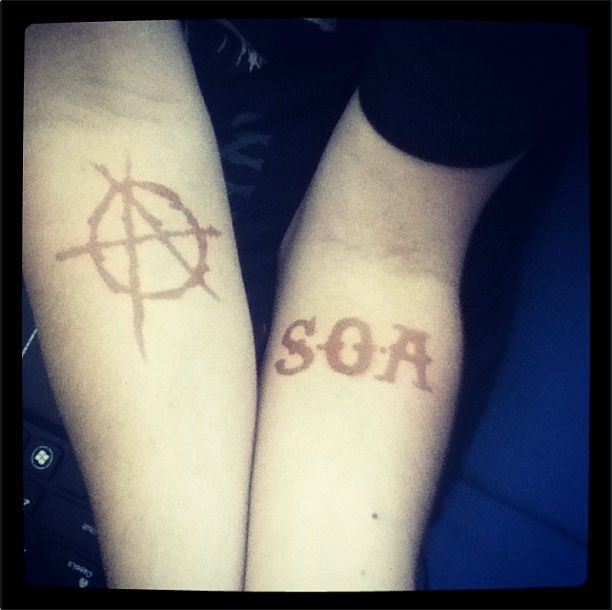 Sons of anarchy  Sons of anarchy, Anarchy, Sons of anarchy tattoos