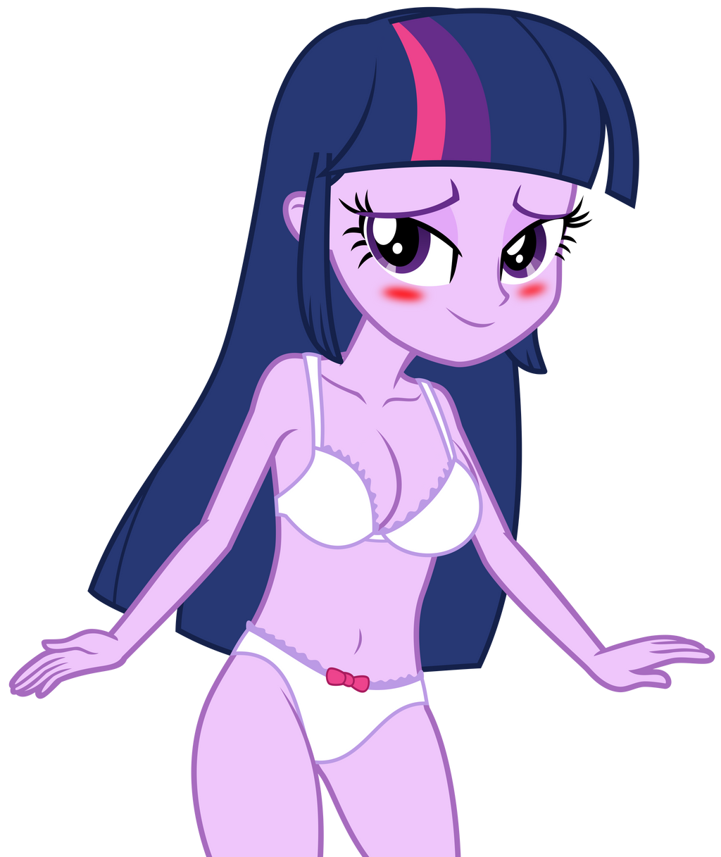 NSFW! Vector #7: A blushy beauty in underwear by AlanDSSparkle on