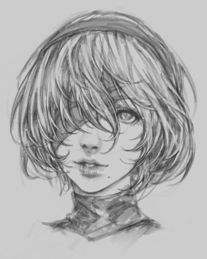 2B Sketch by Sumadezs on DeviantArt