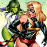 She Hulk vs Ms. Marvel