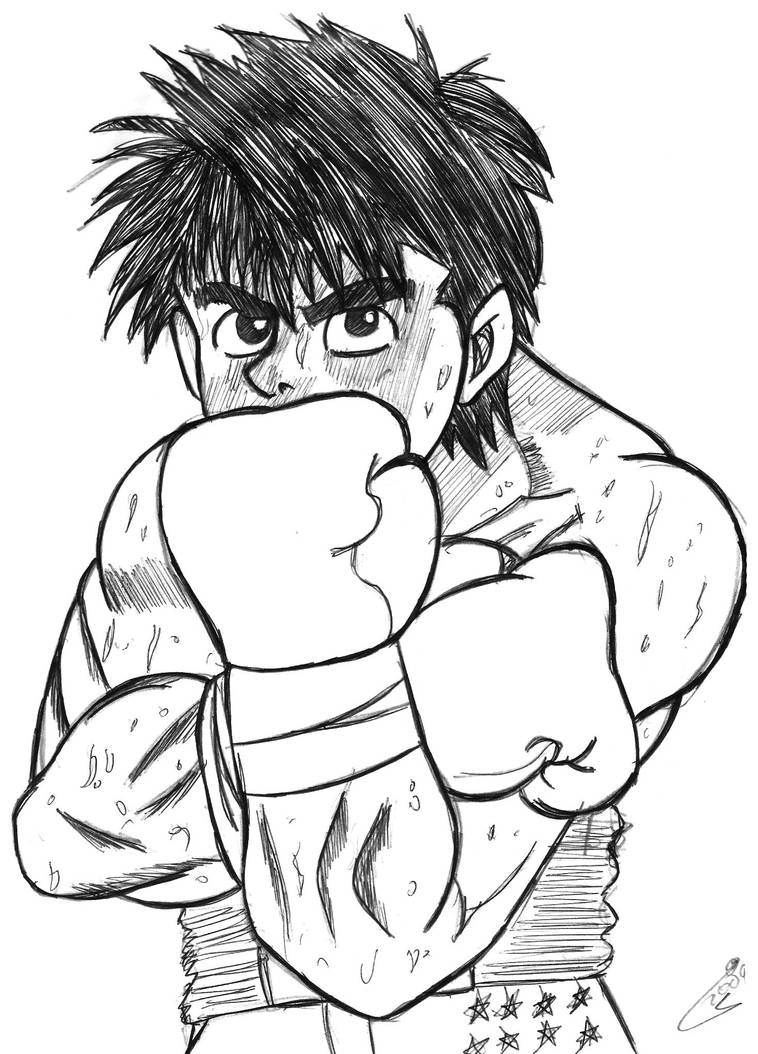 Makunouchi Ippo by fabiogesse on DeviantArt