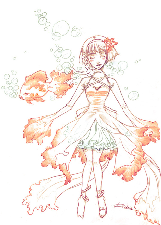 Goldfish girl