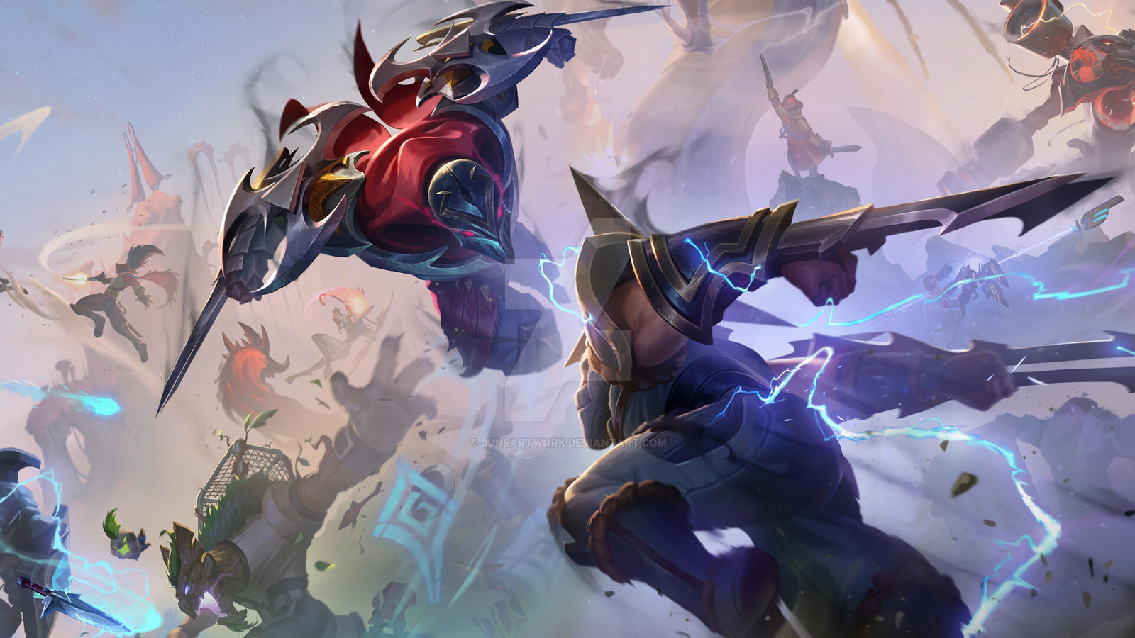 LCK 10th Anniversary art - crop1 by JunsArtWork on DeviantArt