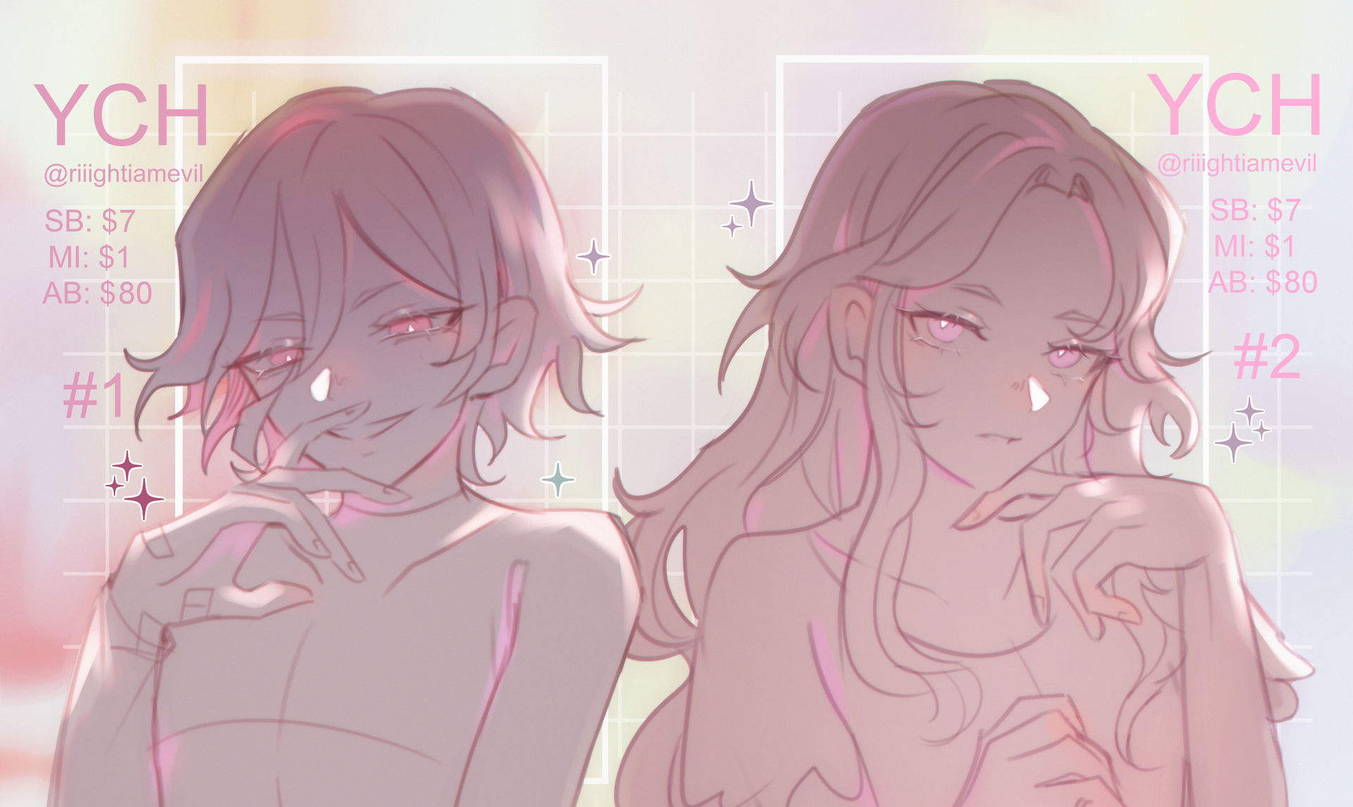 Hioshiru Ych YCH portraits pack #2 // Closed by riiightiamevil on DeviantArt