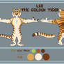 Leo The Tiger Ref Sheet Commission