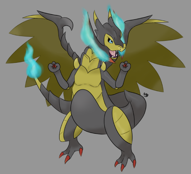 Ankey on X: Mega Charizard X as digimon! A corrupted (virus type)  evolution of Charizardmon  / X