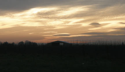 barn Sunset