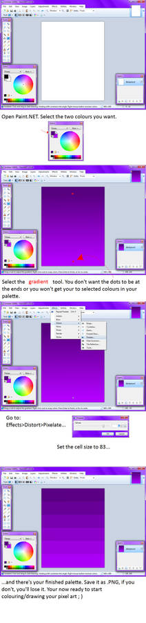 Paint.NET colour palette tut