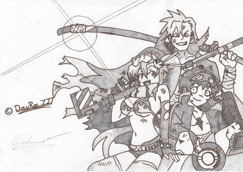 Gurren Lagann pencildrawing