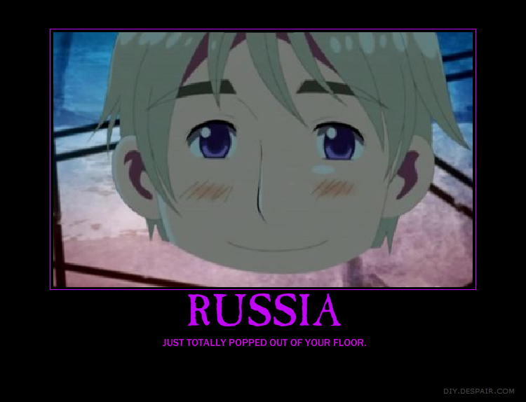 Russia popped out