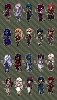 [Open 1/20] Fantasy Adopts 50