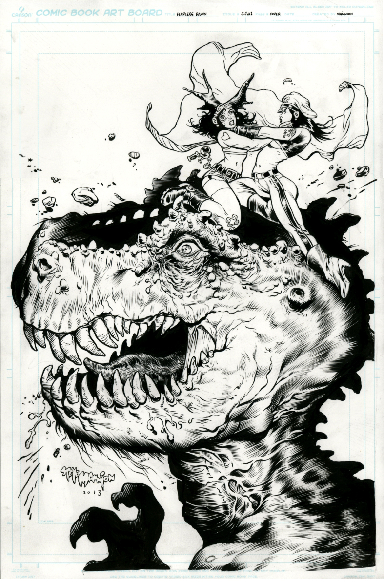 Jurassic Jungle KICK STARTER pin up