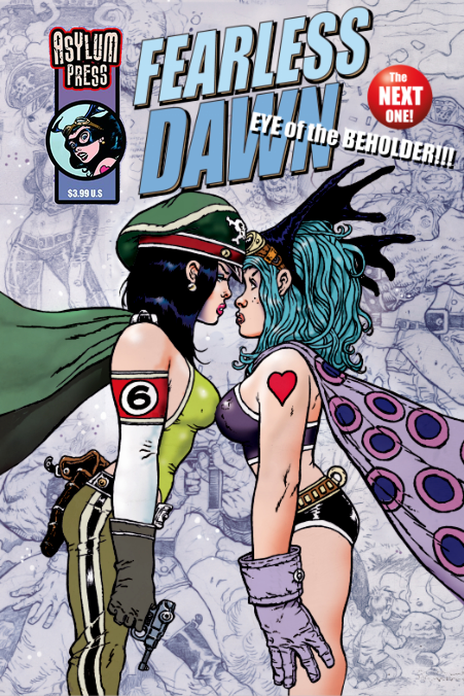 Fearless Dawn EYE Cover for Comic shops