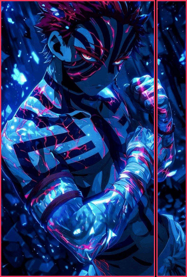 Lithe Demon Steam Artwork - Akaza | Demon Slayer by KarinaLithe on DeviantArt