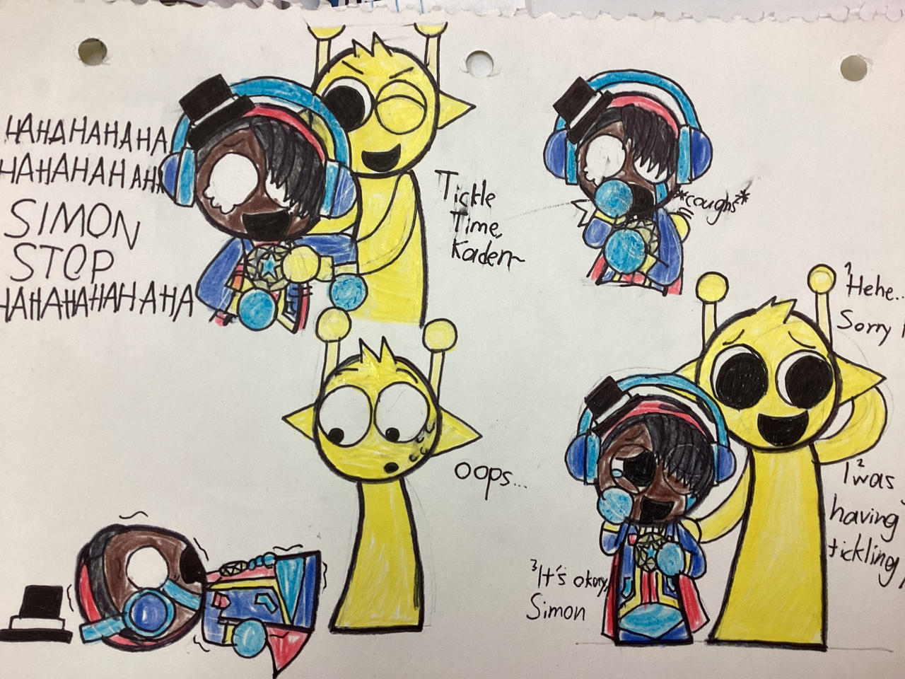 Simon Deviantart Simon tickling Me by kadendametriousmonro on DeviantArt