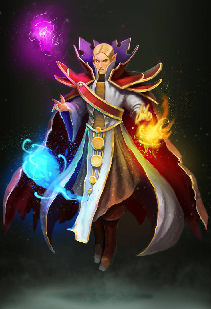 Invoker dota2 fan art by AnBoX on DeviantArt