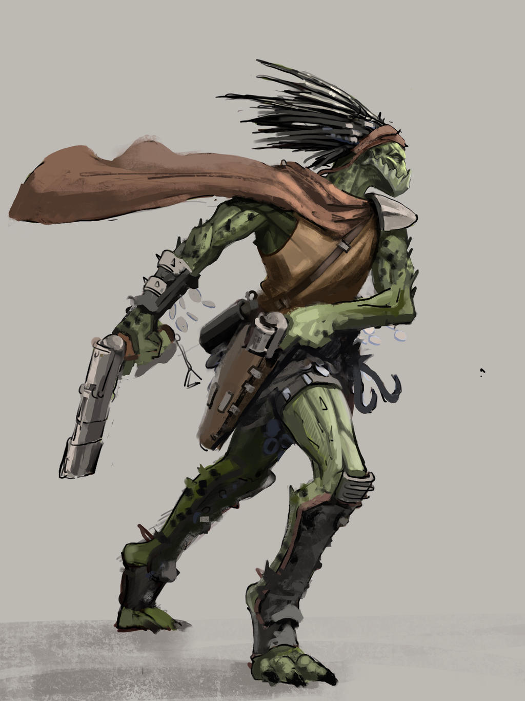 Kroot Writing Kroot Pistolier by AnBoX on DeviantArt
