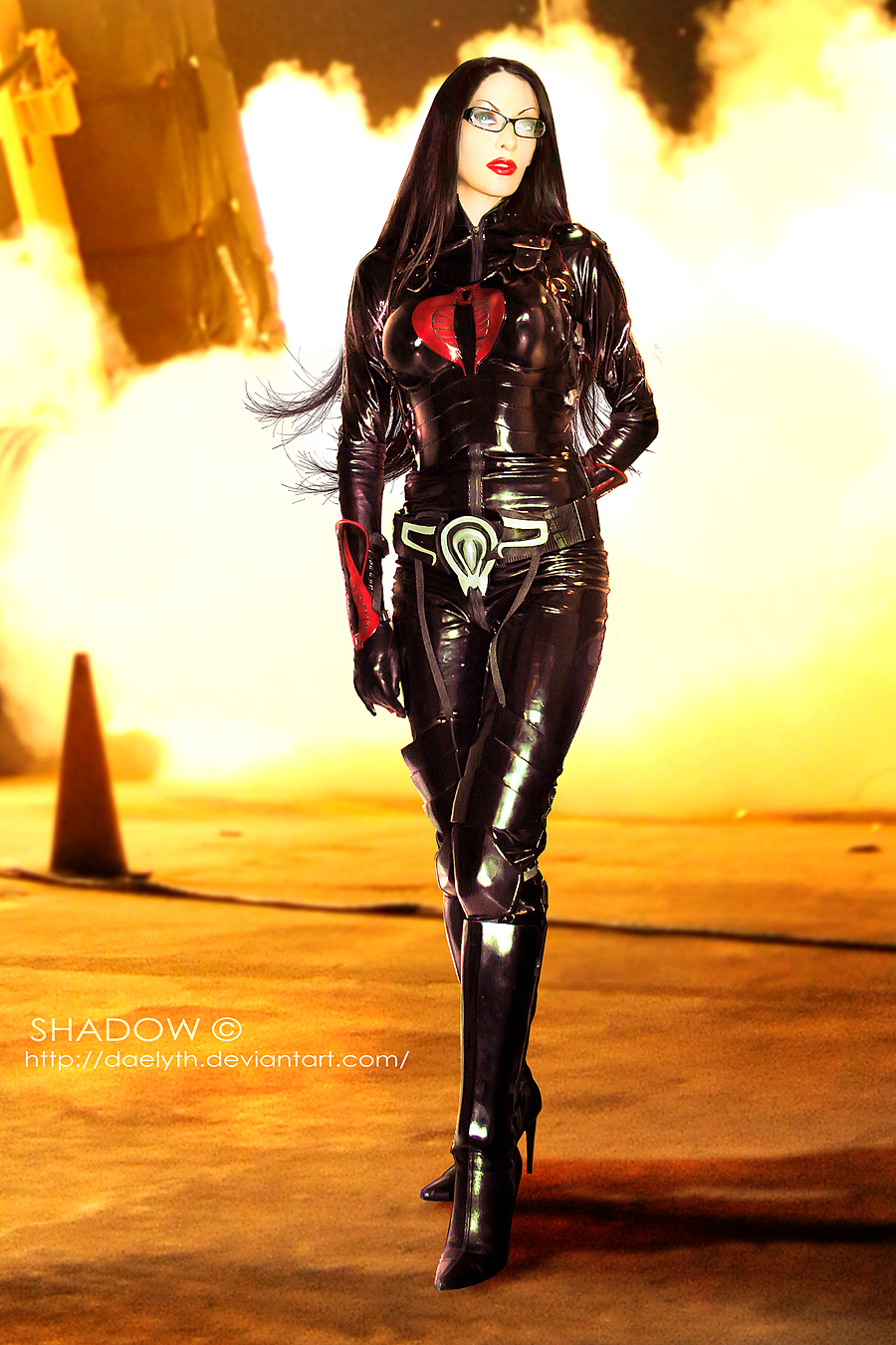 Cobra Baroness' attack - cosplay