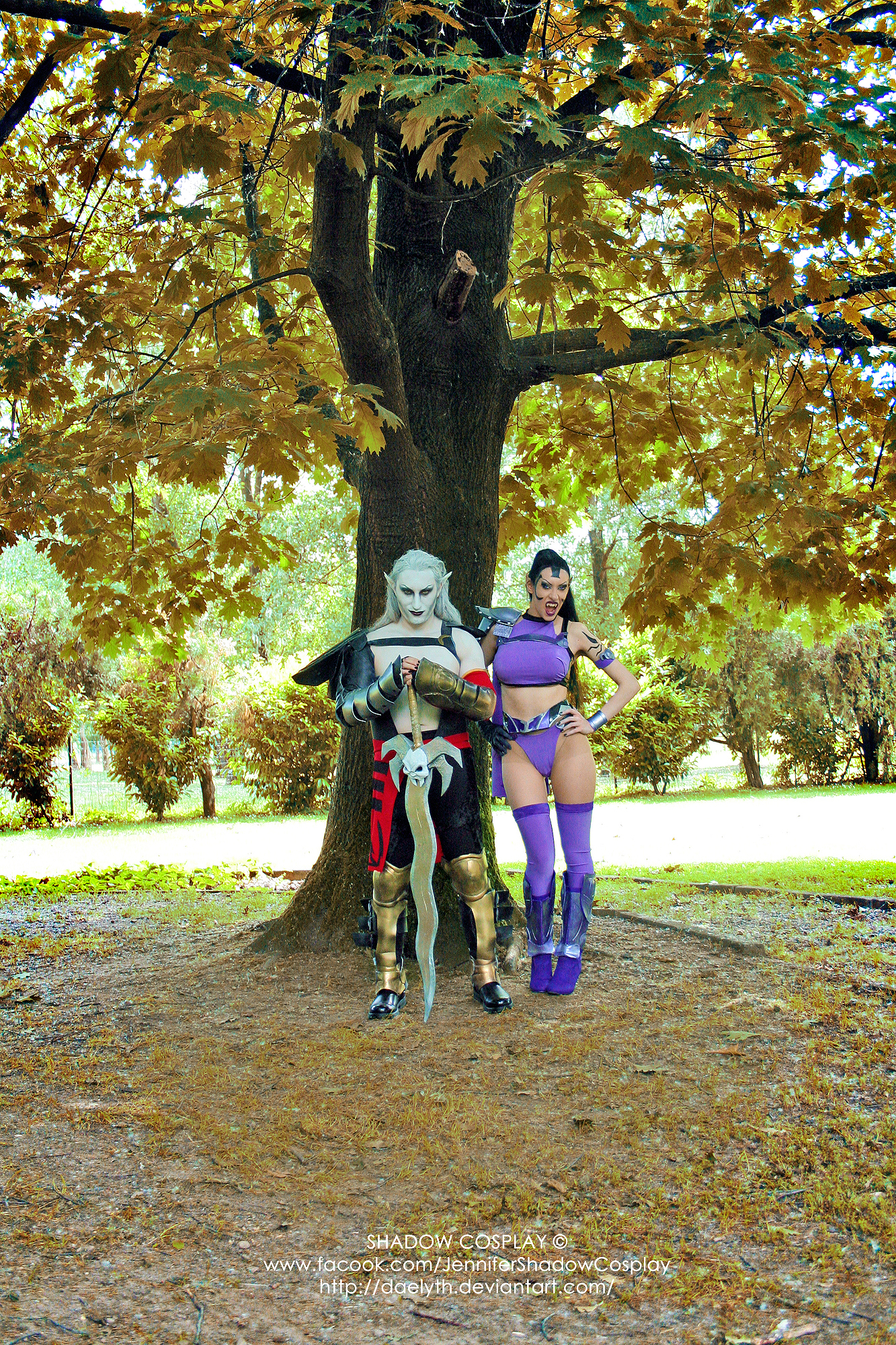 Umah and Kain cosplay from Blood Omen 2