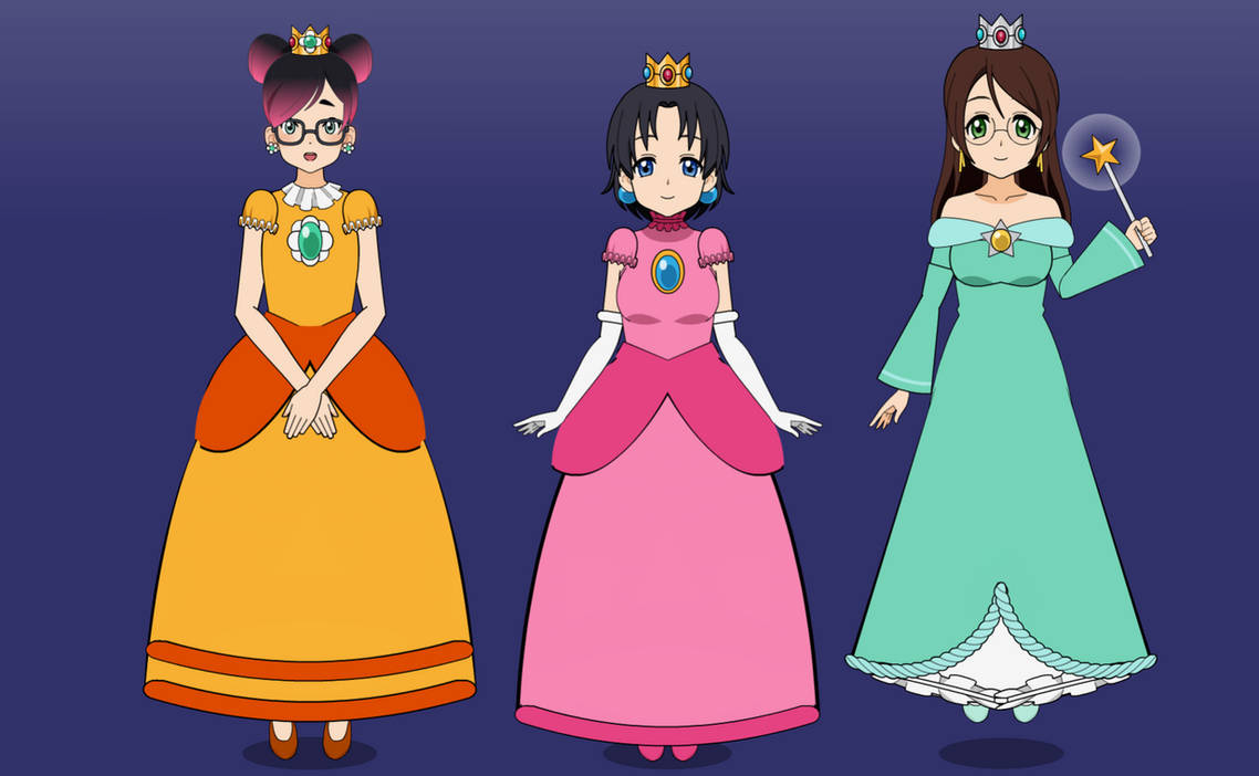 Nintendo Princesses by eminty on DeviantArt