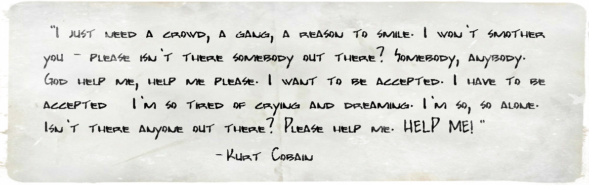 kurt cobain quote by satanstoaster on