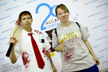Shaun of the Dead: Shaun and Ed cosplay