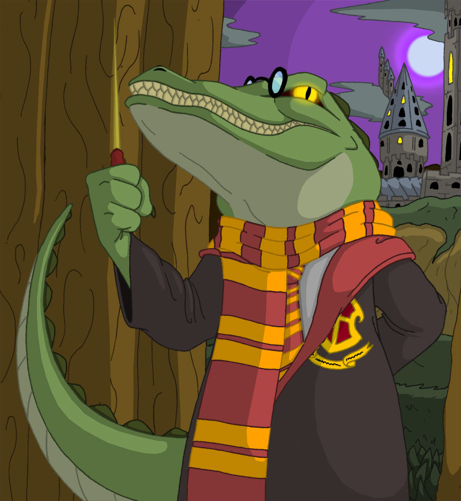 Welcome to Crocwarts, Harry...