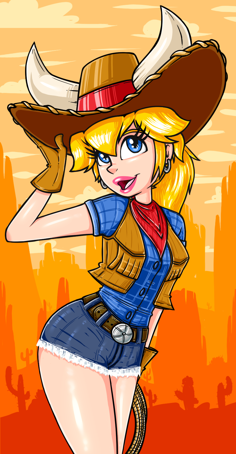 Cowgirl Peach