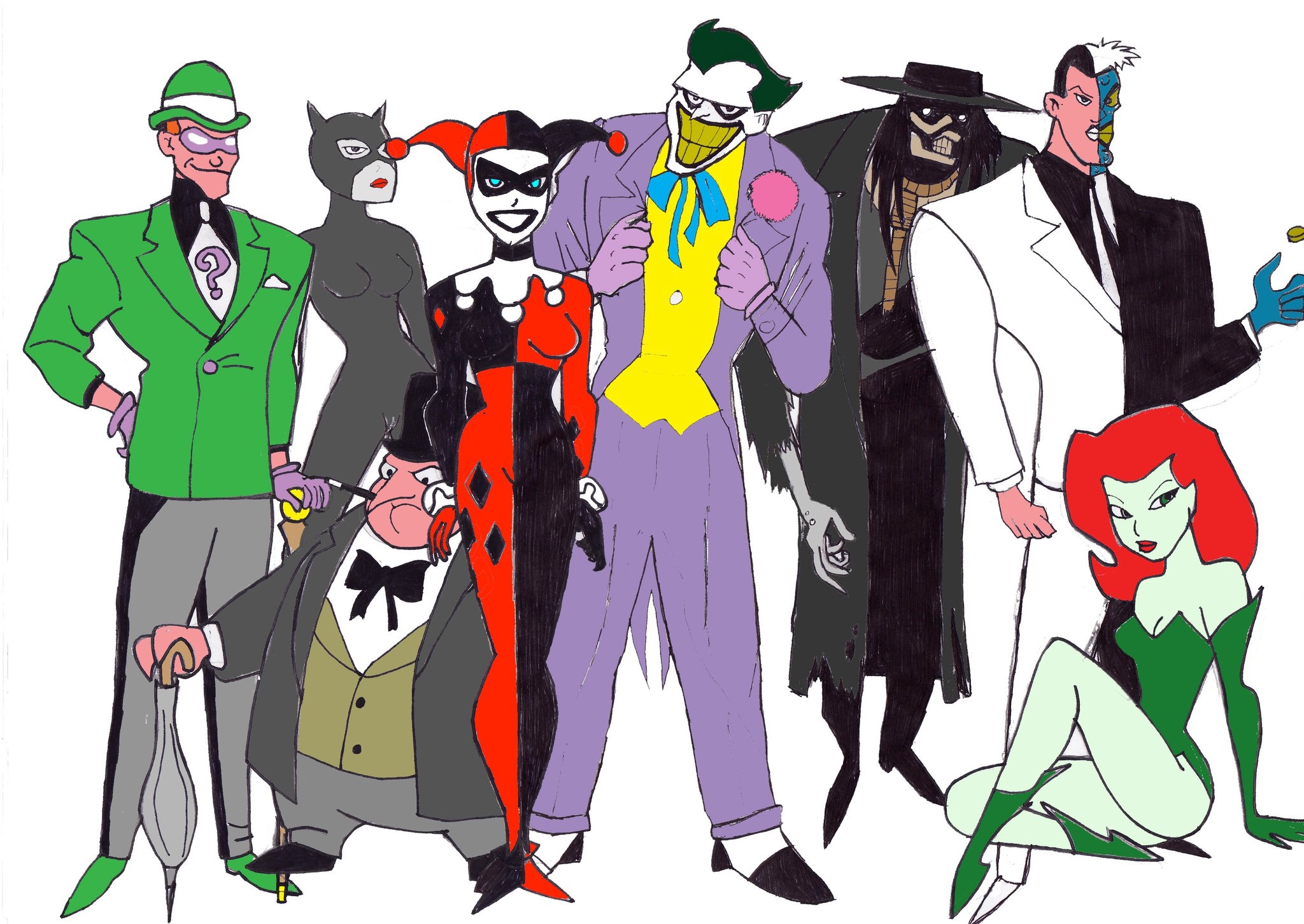 Batman Rogues Gallery by Wolfang77 on DeviantArt