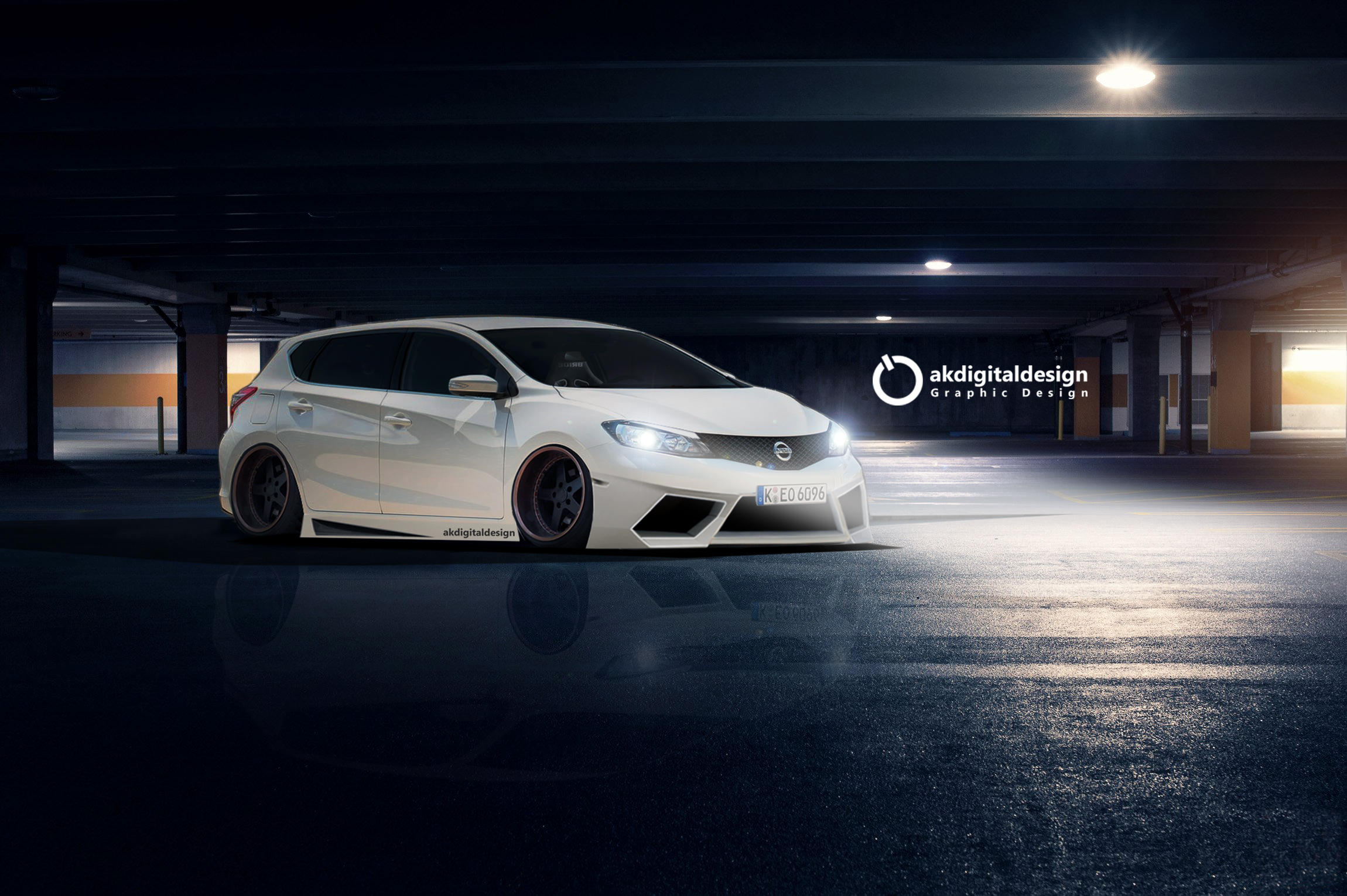 2015 Nissan Pulsar Modified Garage Wallpaper