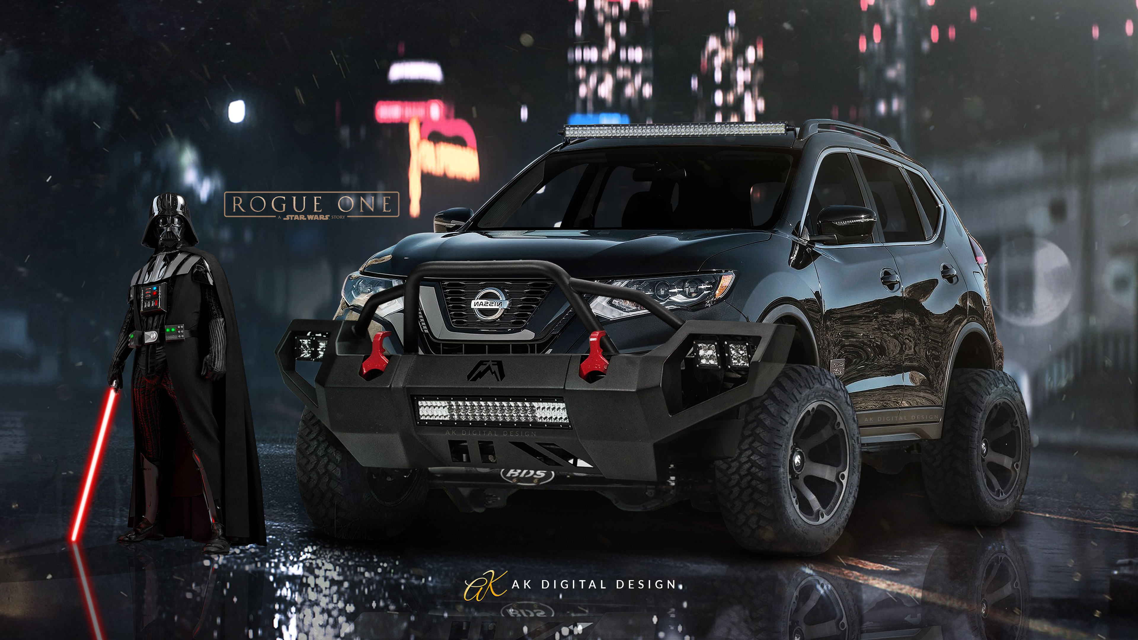 Lifted Nissan Rogue One Star Wars Edition