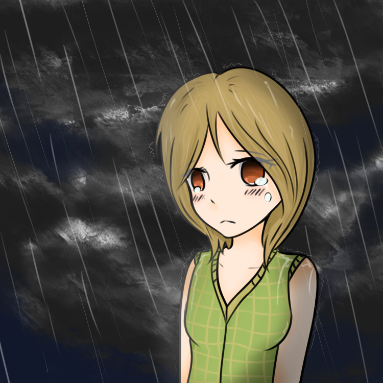 Crying in the rain