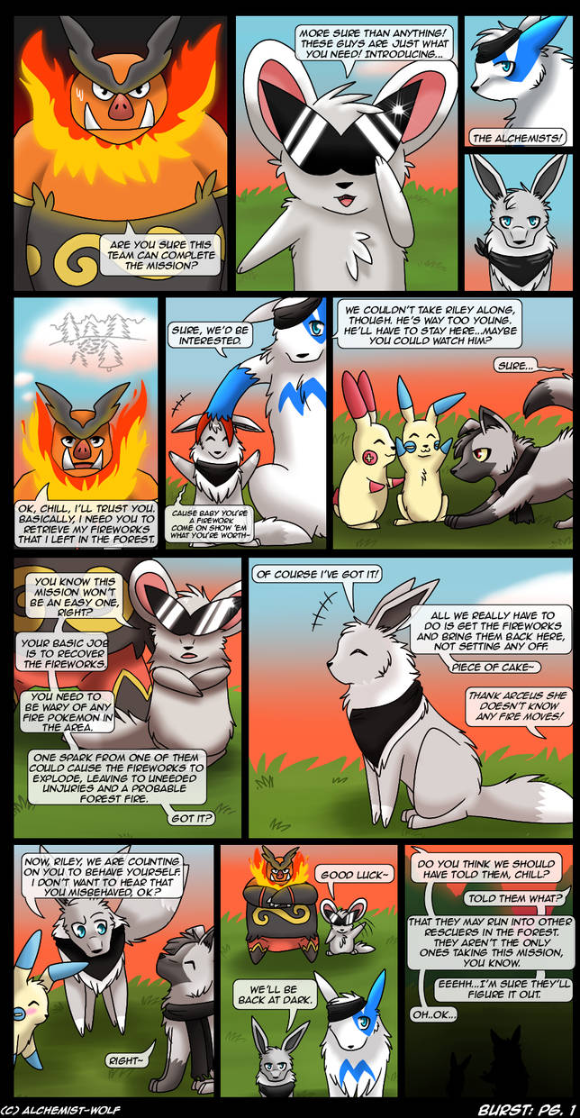 Pokemon Reburst Deviantart Burst - pg.1 - Event 2 PMD by KelpyART on DeviantArt