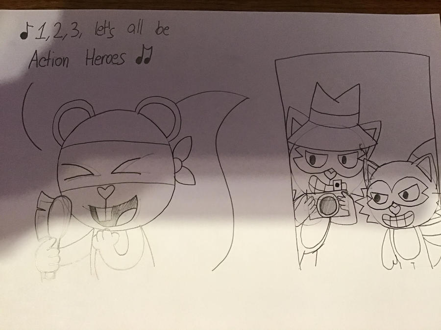 HTF: The Singing Action Hero by TigeressBird324 on DeviantArt