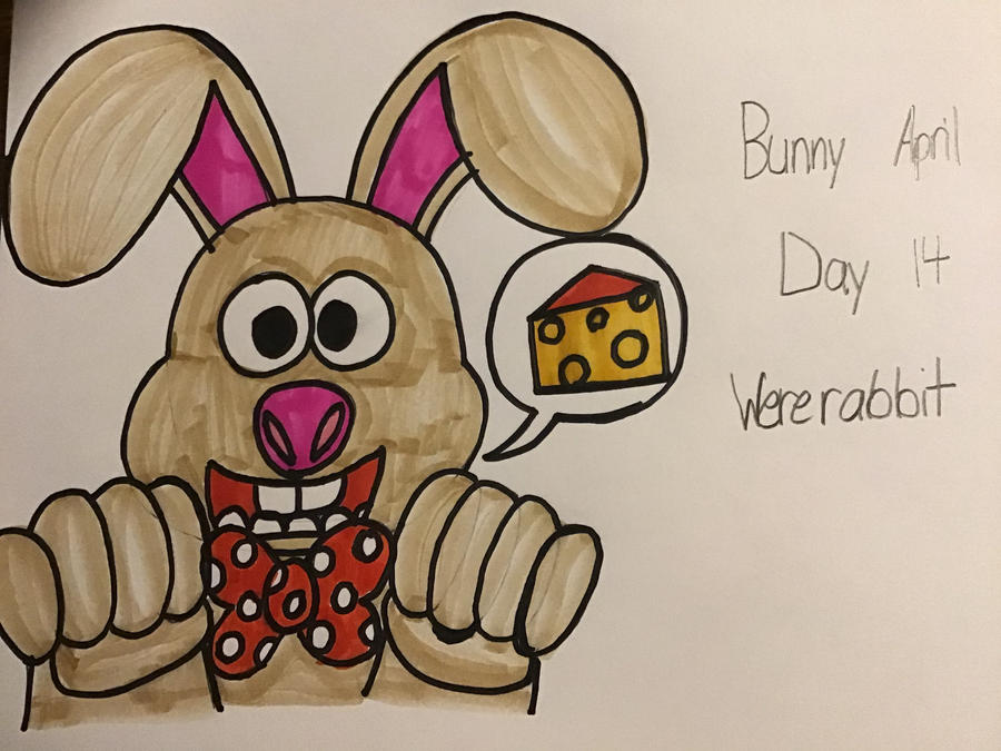 Bunny April Day 14: Wererabbit by TigeressBird324 on DeviantArt