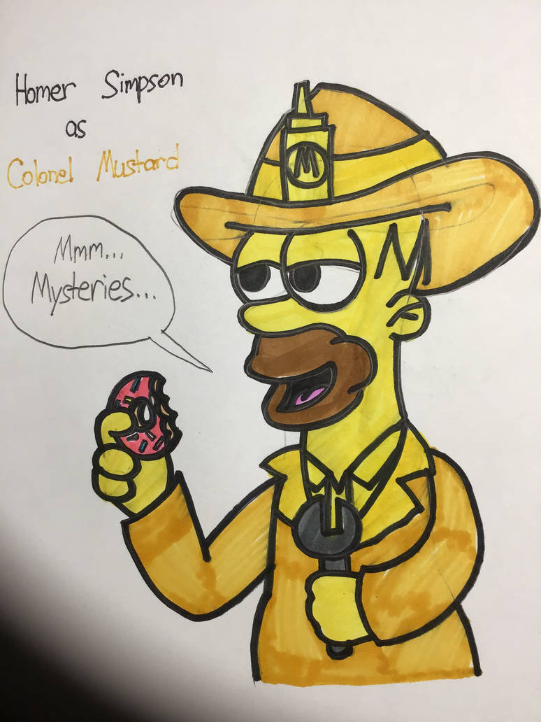 Colonel Humr Multiverse Clue: Colonel Homer Mustard by TigeressBird324 on DeviantArt