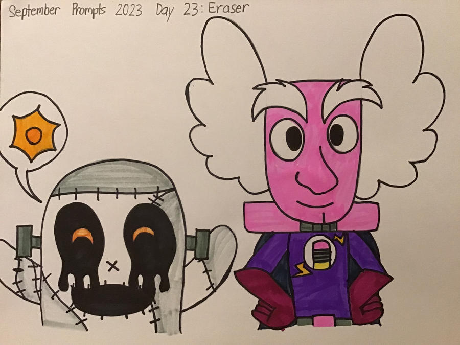 September202 Deviantart September Prompts 2023 Day 23: Eraser by TigeressBird324 on DeviantArt