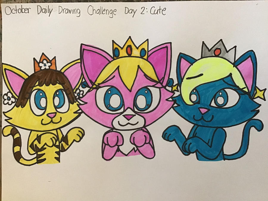 October Daily Drawing Challenge Day 2: Cute by TigeressBird324 on ...
