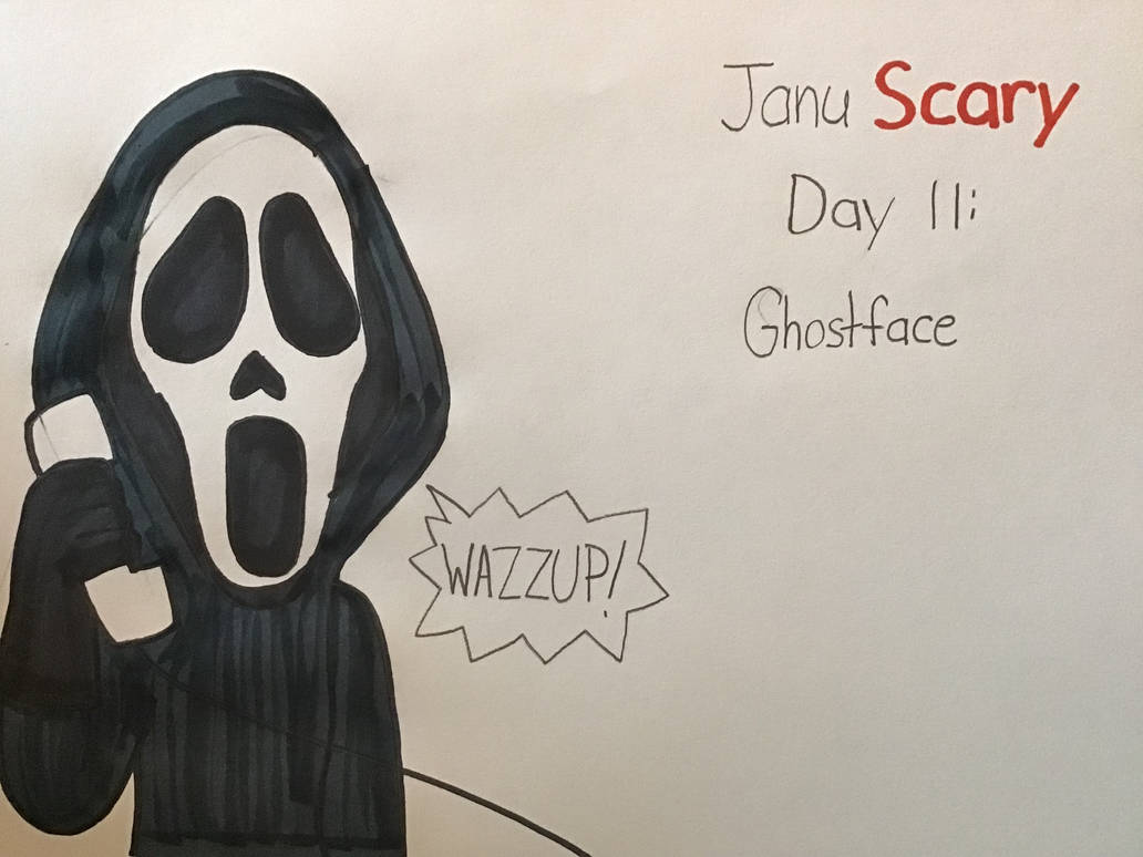 Ghostface Journal JanuScary Day 11: Ghostface by TigeressBird324 on DeviantArt