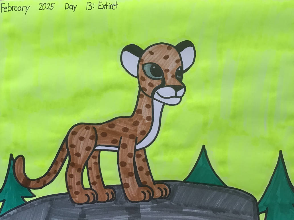 Day 13 Lin Deviantart Febroary 2025 Day 13: Extinct by TigeressBird324 on DeviantArt