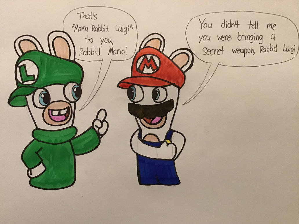 F Rabi Mama MaRKR: Mama Rabbid Luigi by TigeressBird324 on DeviantArt