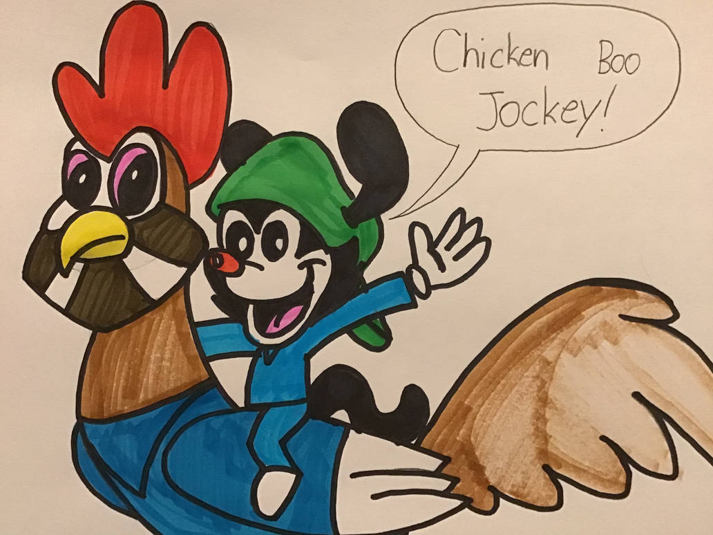 Animaniacs-AMcM: Chicken Boo Jockey by TigeressBird324 on DeviantArt