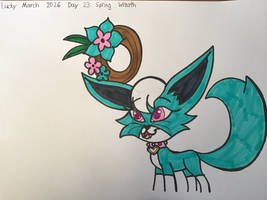 Lucky March 2026 Day 23: Spring Wreath