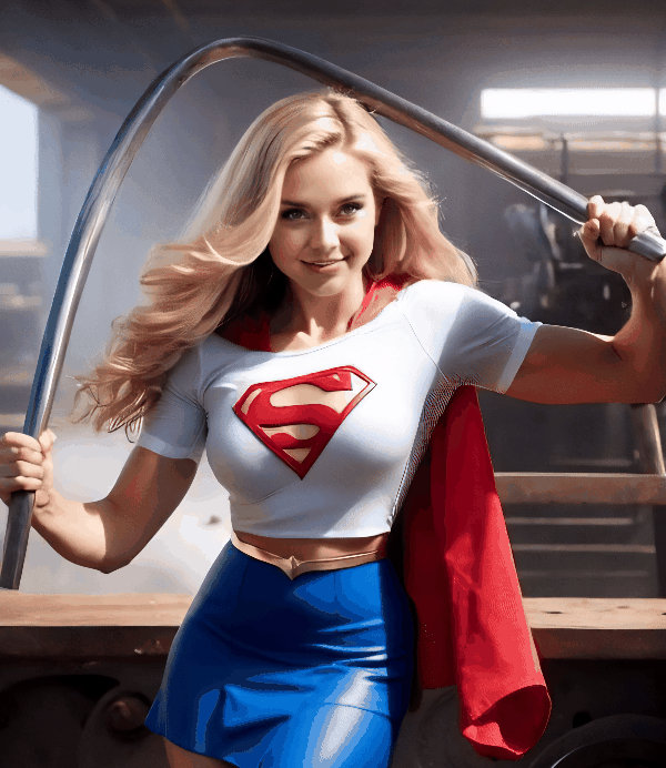 Supergirl Bar Bend By Larafan On DeviantArt supergirl-bar-bend-by-larafan-on-deviantart