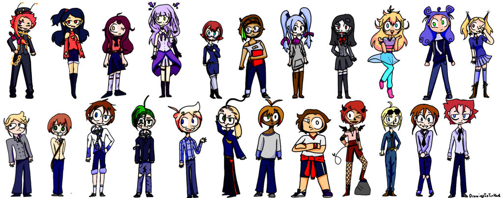 Characters by DrawingIsTooHard on DeviantArt