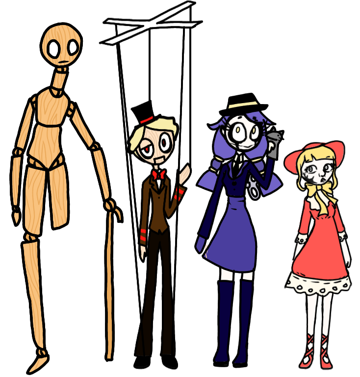 Puppet designs by DrawingIsTooHard on DeviantArt
