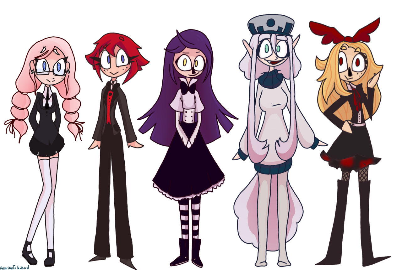 OC designs by DrawingIsTooHard on DeviantArt