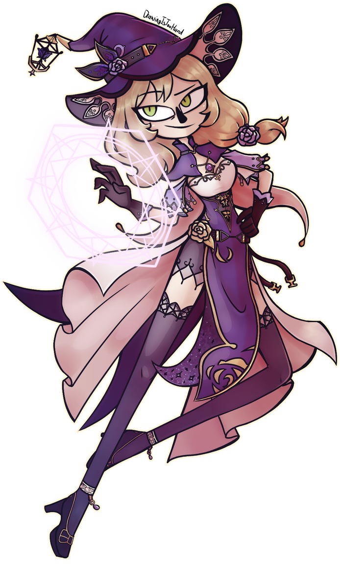 Lisa Undertale Lisa genshin impact fan art by DrawingIsTooHard on DeviantArt