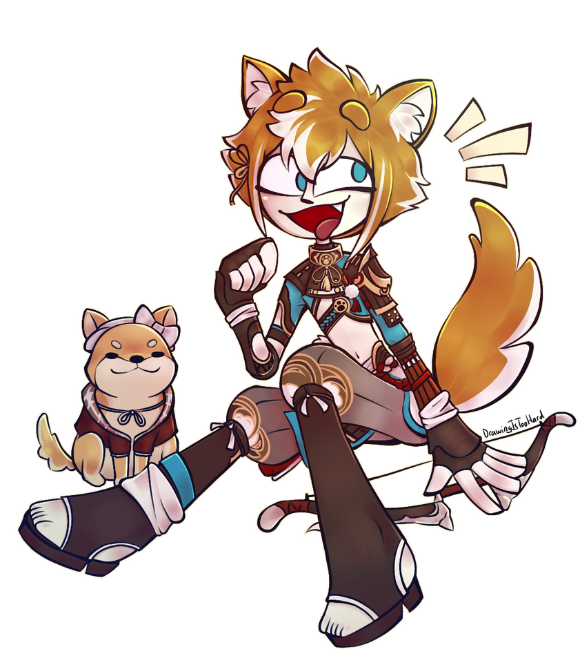 Goaru Gorou genshin impact fan art by DrawingIsTooHard on DeviantArt