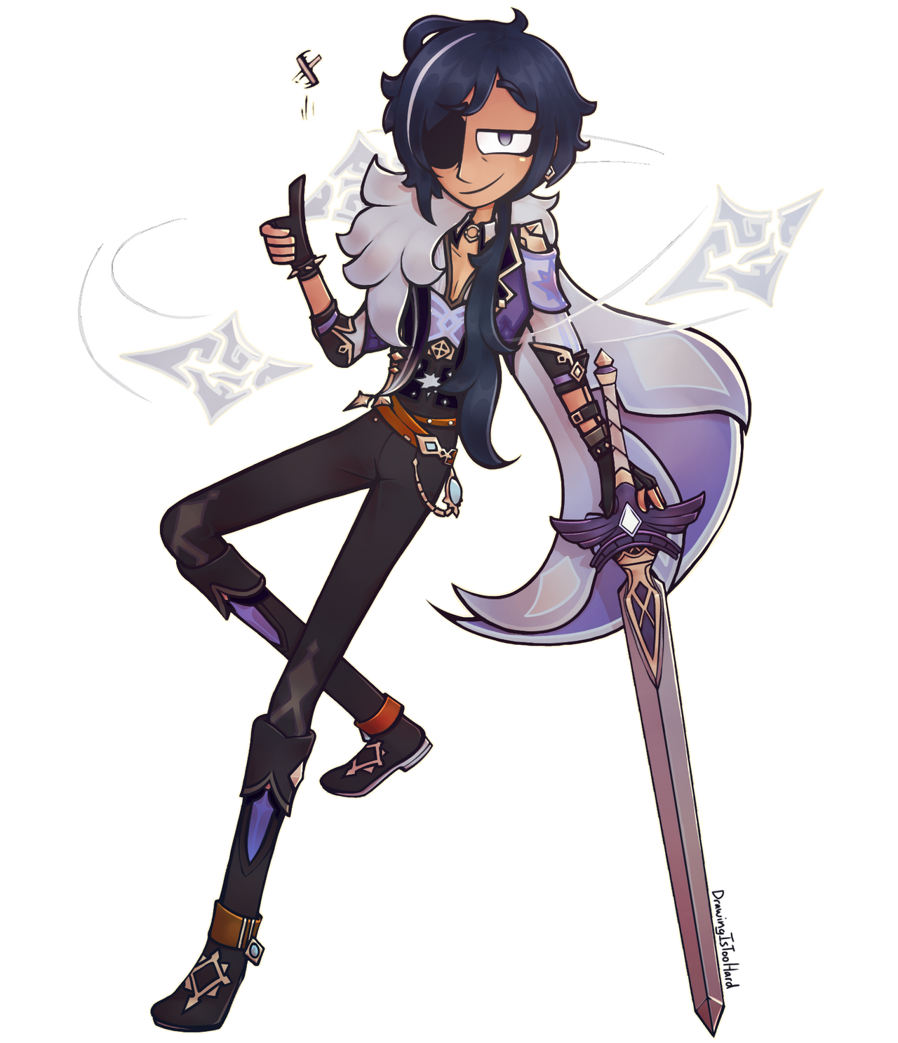 Keyea Kaeya genshin impact fan art by DrawingIsTooHard on DeviantArt